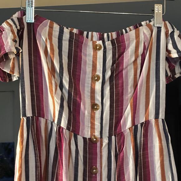 Aeropostale Prarie Dress Fairy Cottage Coquette Rayon Size M Feminine Festival - Picture 10 of 12